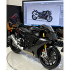 1/6合金バイク模型 R1M/S1000RR｜亜鉛合金&航空アルミCNC加工 ダブル排気噴霧 機械連動可動 音光インタラクティブ コレクションギフト