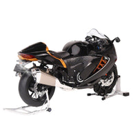 1/6精密合金バイク模型｜航空アルミCNC切削 ダブル排気煙 チェーン&クラッチ機械可動 点火・サウンド・ライトエフェクト 隠し収納設計|RTRHOBBYJP