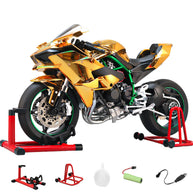 1/6 H2Rトラックエディション合金バイク模型｜航空アルミCNC切削 ダブル排気煙 チェーン&クラッチ機械可動 点火・サウンド・ライト 隠し収納設計|RTRHOBBYJP