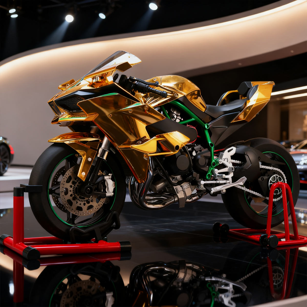 RTRHOBBYJP 1/6 H2Rトラックエディション合金バイク模型｜航空アルミ