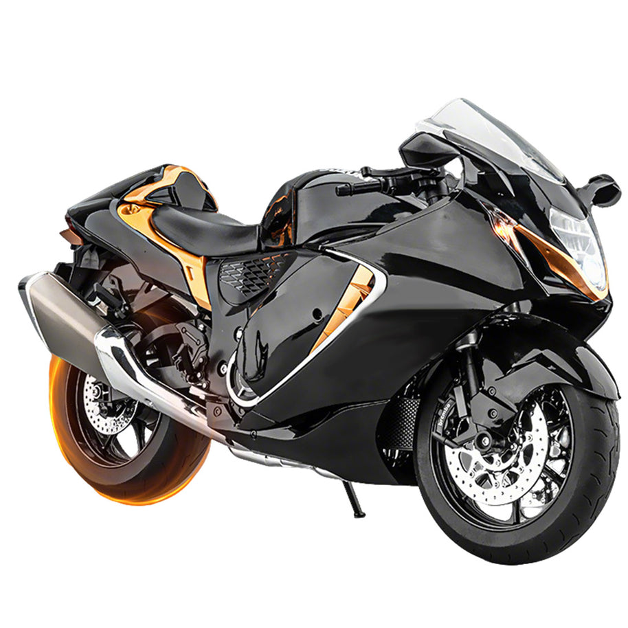 1/6合金RCバイク模型｜実機点火・排気噴霧機能 エンジンサウンド フルLEDライト 手動&リモコンデュアル操作 デスクトップディスプレイ|RTRHOBBYJP
