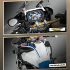 1/6 R1250GS合金RCバイク模型｜実機点火・排気噴霧 リアルエンジンサウンド フルLEDライト 手動&リモコン両用操作 コレクションモデル