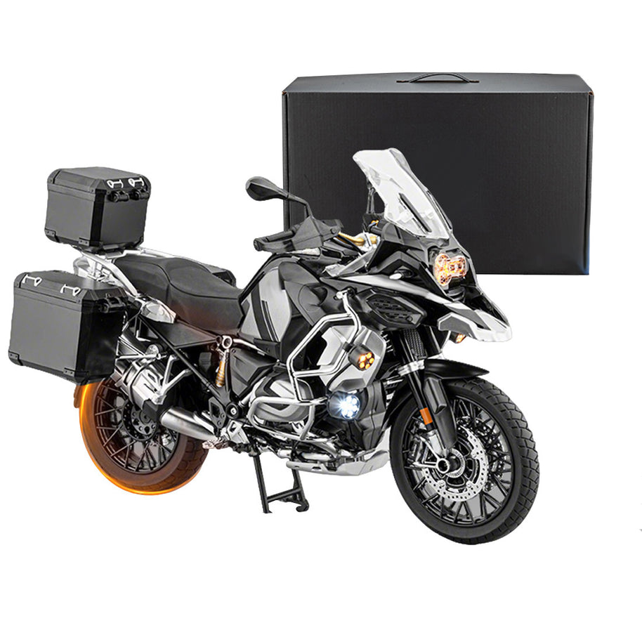 1/6 R1250GS合金RCバイク模型｜実機点火・排気噴霧 リアルエンジンサウンド フルLEDライト 手動&リモコン両用操作 コレクションモデル|RTRHOBBYJP