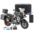 1/6 R1250GS合金RCバイク模型｜実機点火・排気噴霧 リアルエンジンサウンド フルLEDライト 手動&リモコン両用操作 コレクションモデル