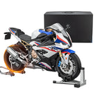 1/6 S1000RR合金RCバイク模型｜実機点火・排気噴霧 リアルエンジンサウンド フルLEDライト 手動&リモコンデュアル操作 コレクションギフト
