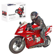 1/6スケールRCバイク｜2.4GHz 6軸ジャイロ自己平衡 双発電動スタントバイク RTR