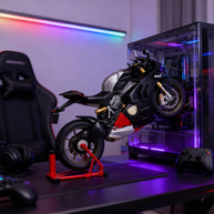 1/6スケール V4SP2/V4S合金バイク模型｜黒/赤2色展開 点火・排気煙噴霧搭載 光音響エフェクト 精密機械可動 大人向けコレクション|RTRHOBBYJP