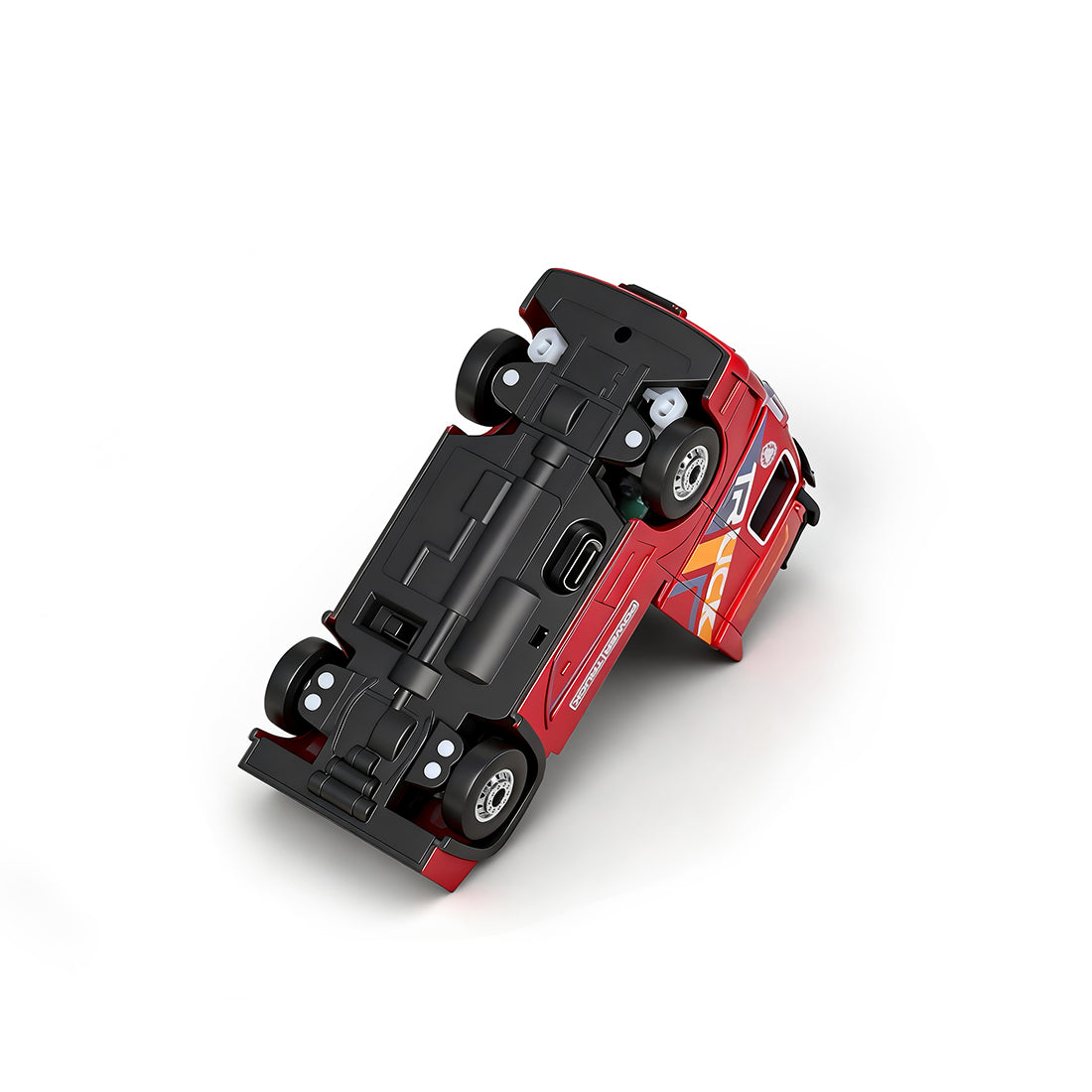 1/64 2.4GHz 4WD RCコンテナトラック プロポーショナルステアリング クルーズ機能 RTR