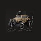 1/64 FPV RCオフロードカー｜2.4GHz合金ミニカー APPリアルタイム映像 高低速モード RTR