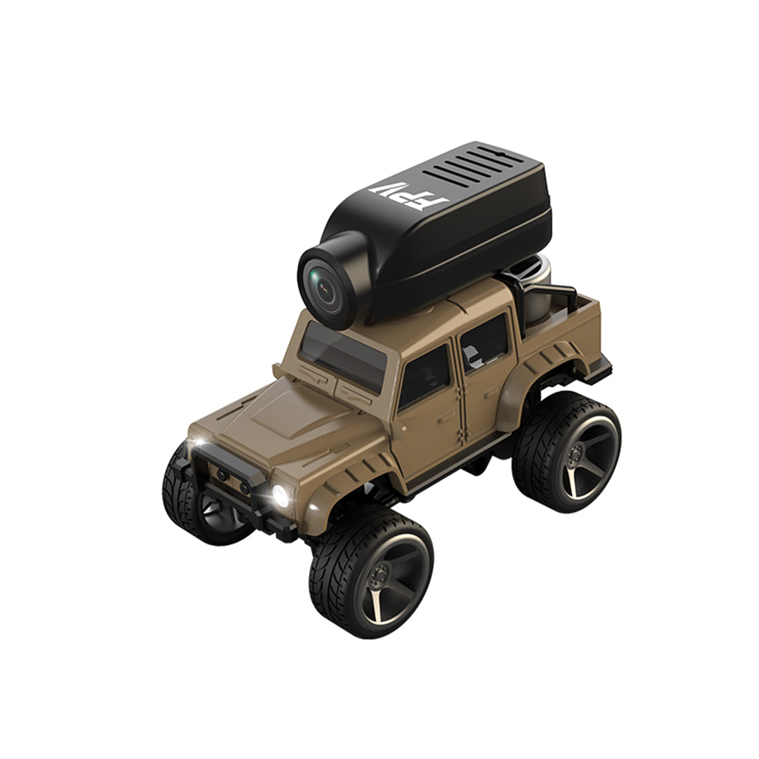 1/64 FPV RCオフロードカー｜2.4GHz合金ミニカー APPリアルタイム映像 高低速モード RTR