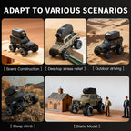 1/64 FPV RCオフロードカー｜2.4GHz合金ミニカー APPリアルタイム映像 高低速モード RTR