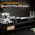 1/64スケール 2.4G RC平ボディセミトラック サウンド&LEDライト搭載  RTR｜技適シール