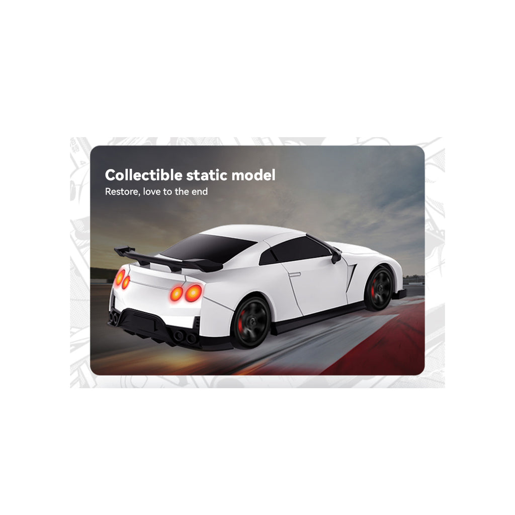 1/64 2.4G 4CH 4WD RCドリフトカー 白色 RTR版 半プロポーショナルステアリング ブレーキキャリパー MINI RC