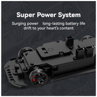 1/64 2.4G 4CH 4WD RCドリフトカー 白色 RTR版 半プロポーショナルステアリング ブレーキキャリパー MINI RC
