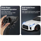 1/64 2.4G 4CH 4WD RCドリフトカー 白色 RTR版 半プロポーショナルステアリング ブレーキキャリパー MINI RC
