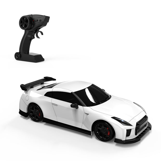 1/64 2.4G 4CH 4WD RCドリフトカー 白色 RTR版 半プロポーショナルステアリング ブレーキキャリパー MINI RC