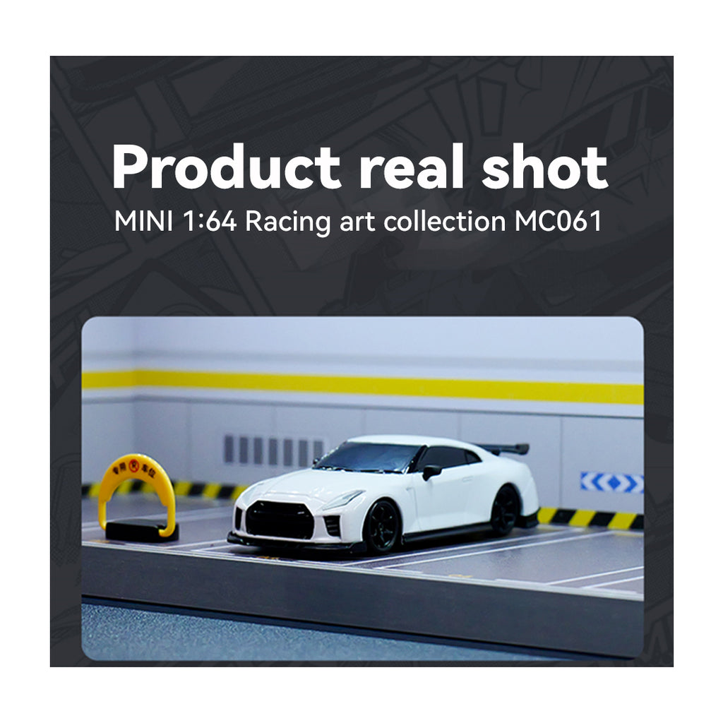 1/64 2.4G 4CH 4WD RCドリフトカー 白色 RTR版 半プロポーショナルステアリング ブレーキキャリパー MINI RC
