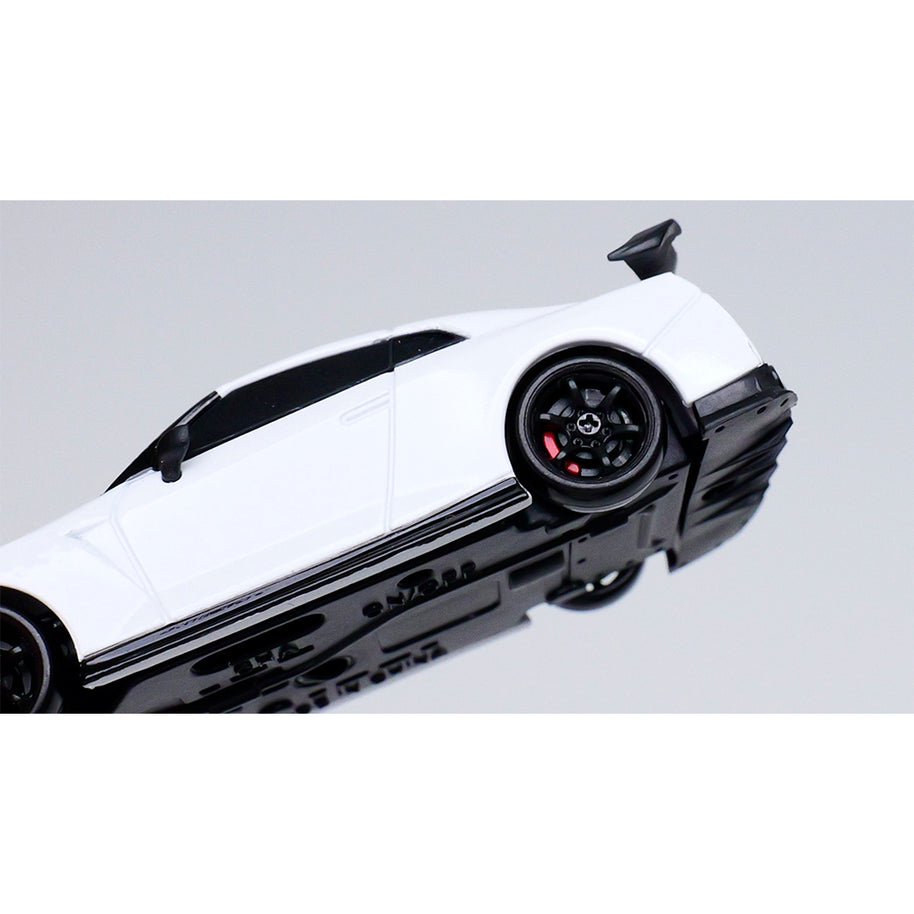 1/64 2.4G 4CH 4WD RCドリフトカー 白色 RTR版 半プロポーショナルステアリング ブレーキキャリパー MINI RC