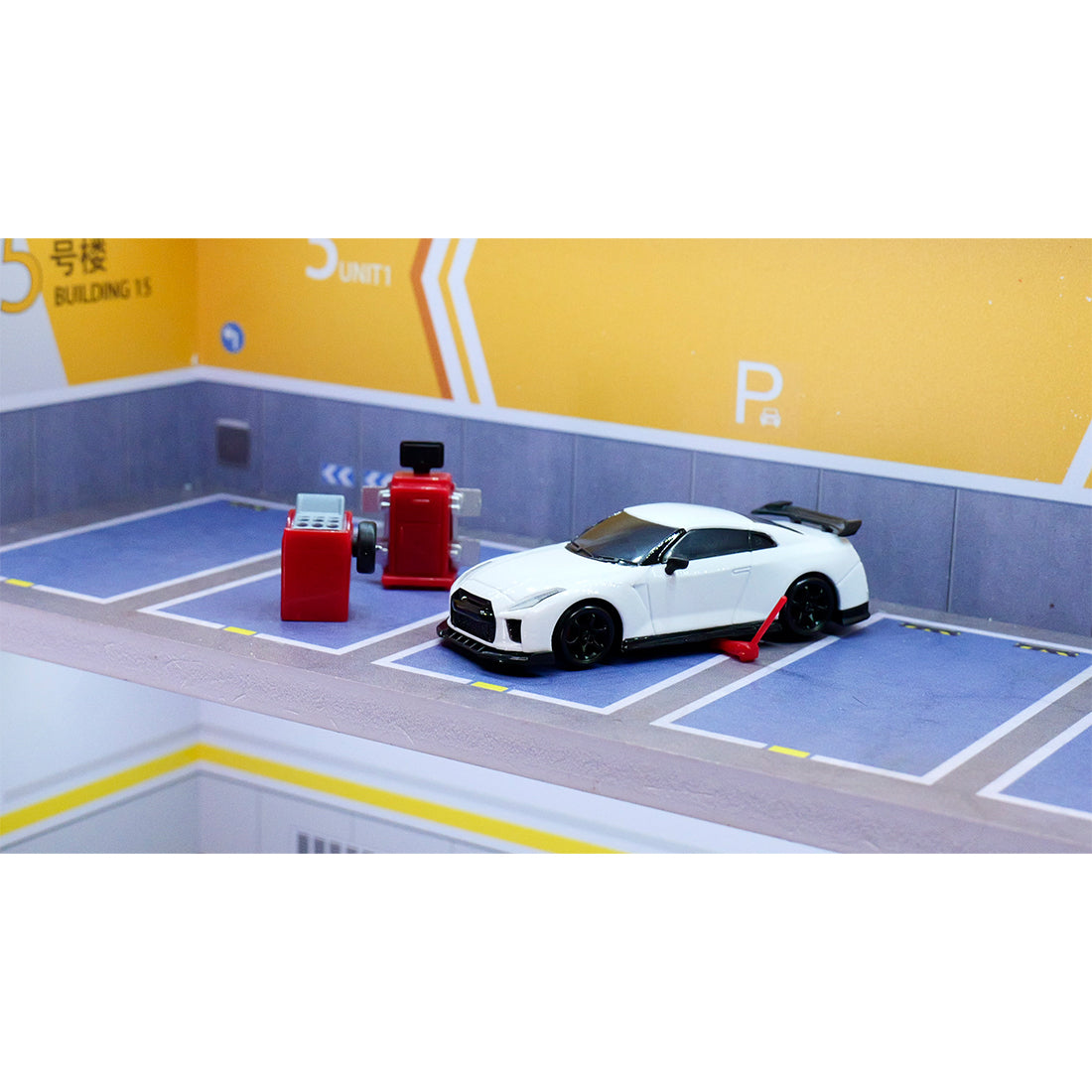 1/64 2.4G 4CH 4WD RCドリフトカー 白色 RTR版 半プロポーショナルステアリング ブレーキキャリパー MINI RC