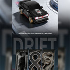 1/64 2.4G全プロポーショナル4WD RCドリフトカー  ジャイロステアリング LEDライト 磁気充電 MINI RC
