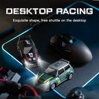 1/64 4WD RCドリフトカー 黒色 2.4GHz 精密ステアリング調整 RTR デスクトップミニレーシングカー MINI RC