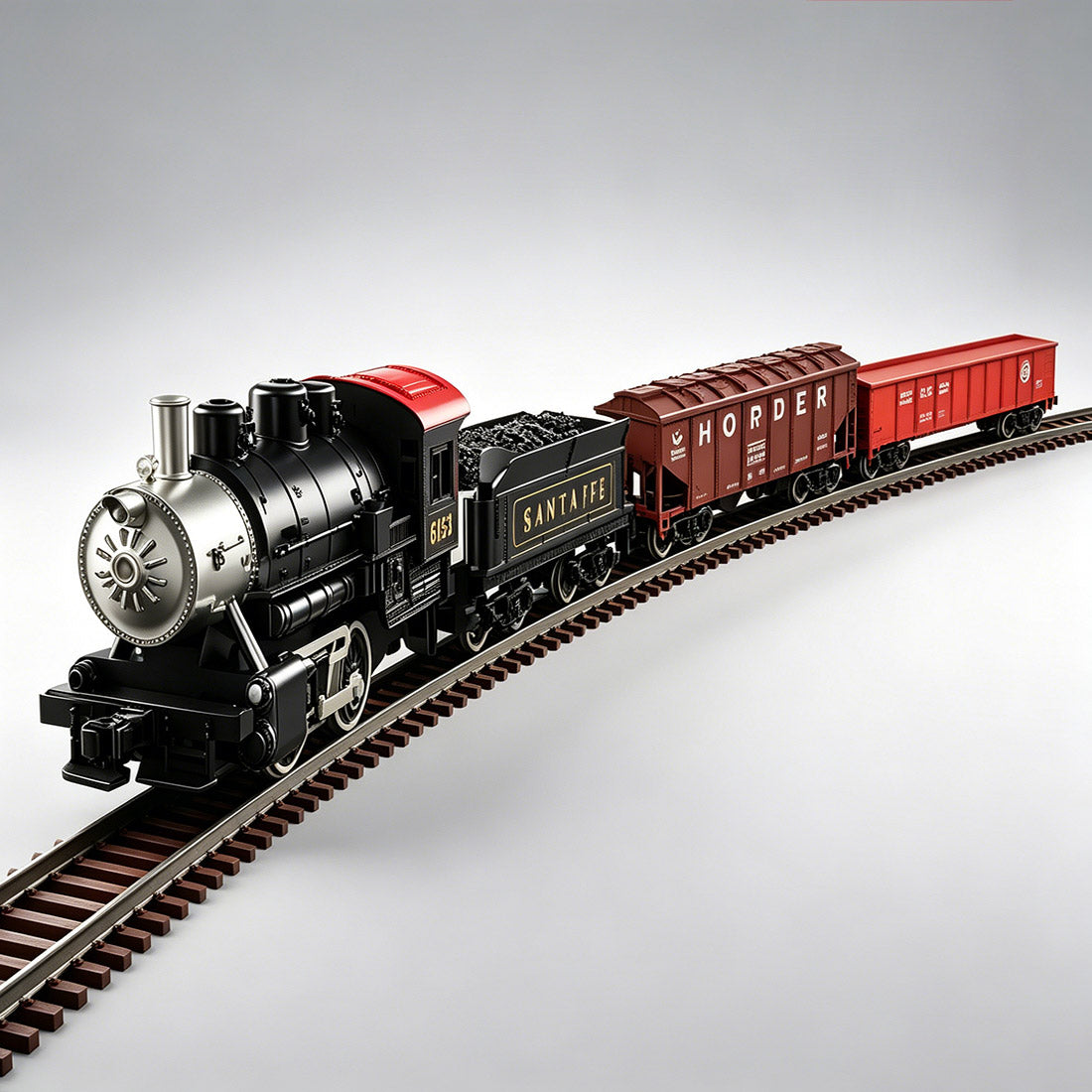 1/87 HO蒸気機関車セット  合金素材 金属レール 拡張可能 合金鉄道模型