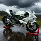 1/9 H2合金バイクモデル｜点火音響&ライト効果 排気ミスト噴射 可動ギア構造 隠しバッテリー収納 コレクション模型