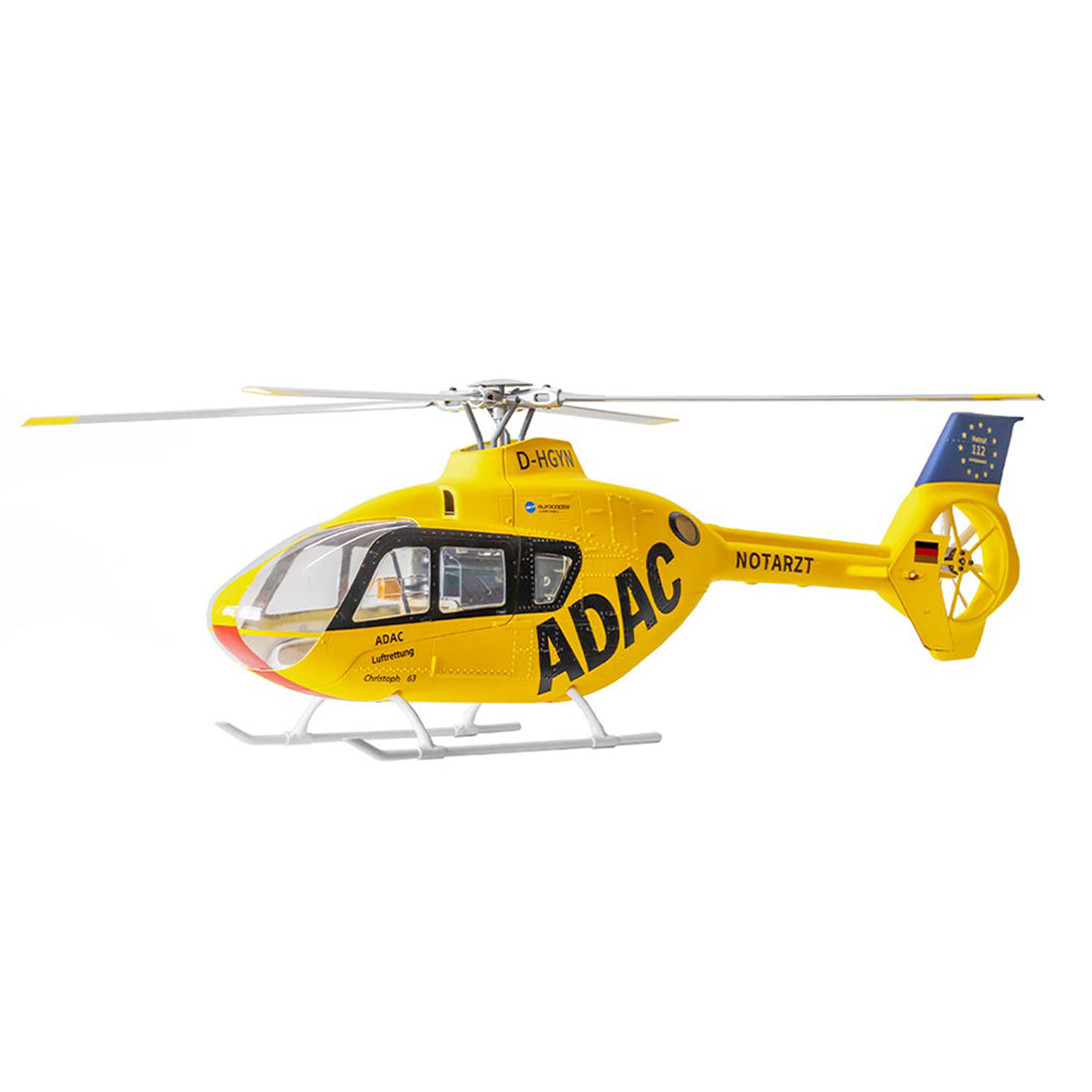 FLYWING EC135 470クラス RCシミュレーションヘリコプター 2.4G 6CH GPS搭載 4個クイックデタッチプロペラ RTF版 Model1/Model2切替