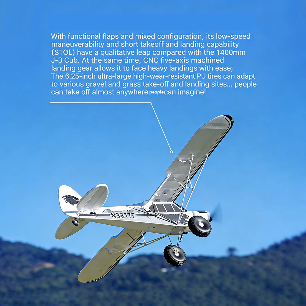 1700mm高翼RC固定翼機｜2.4G 6CH EPP模型 RTF仕様 短距離離陸・CNC緩衝脚付き RC 飛行機