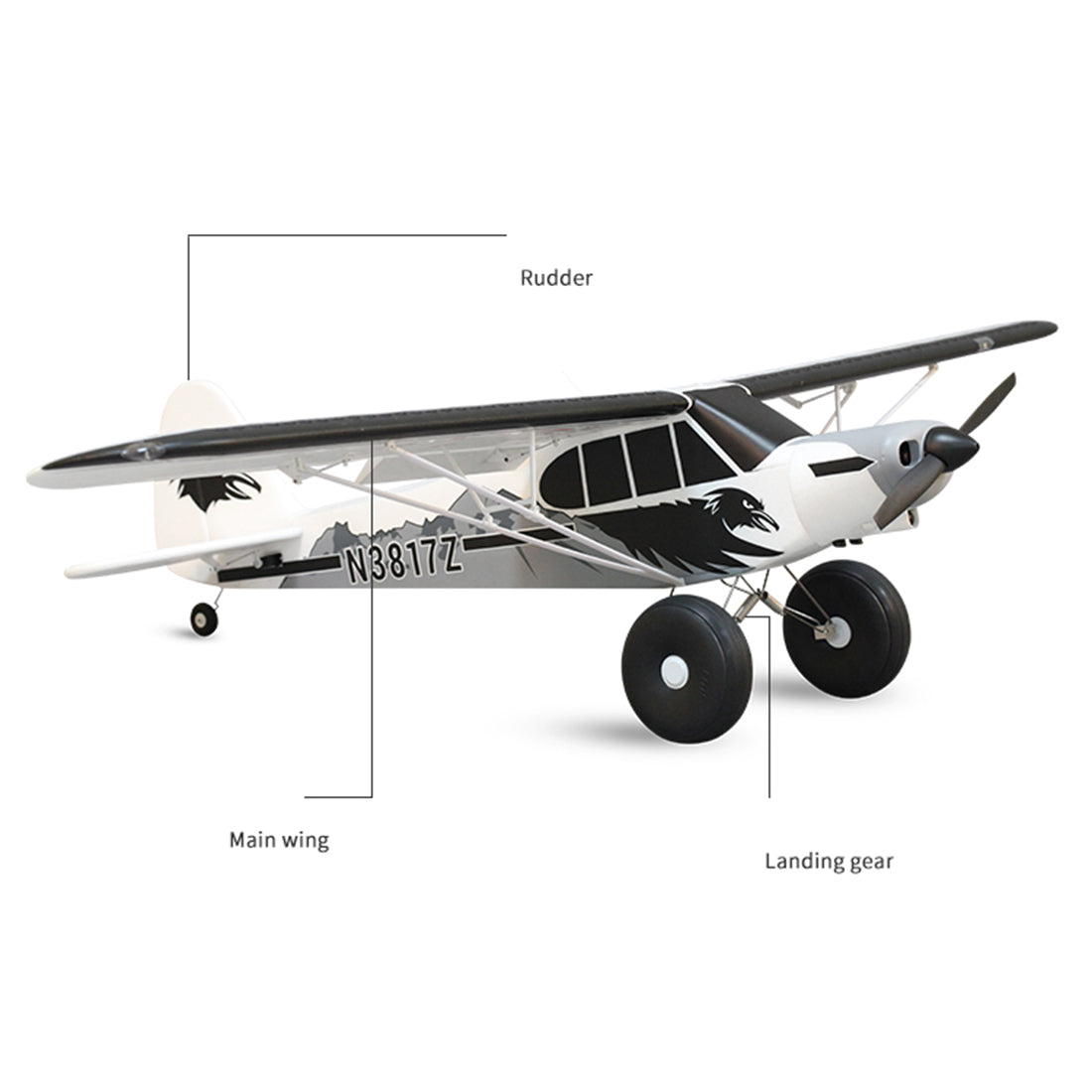 1700mm高翼RC固定翼機｜2.4G 6CH EPP模型 RTF仕様 短距離離陸・CNC緩衝脚付き RC 飛行機