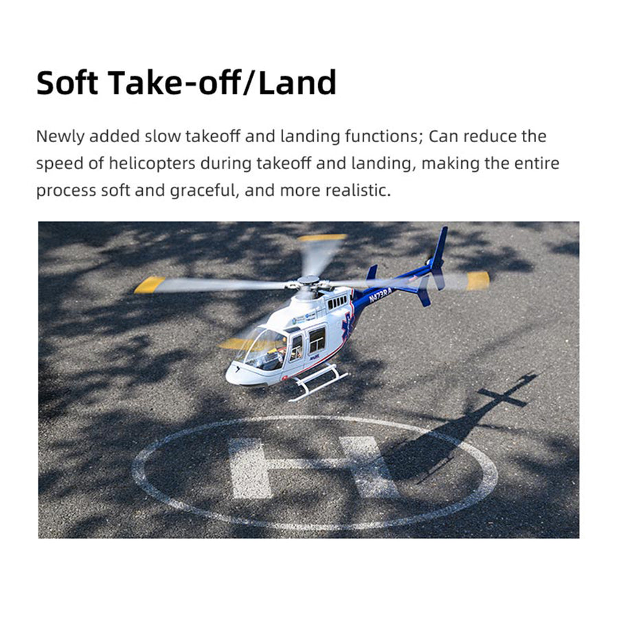 FLYWING BELL-407 470級 RCヘリコプター RTFバージョン GPS ACEフライトコントローラー 2.4G 左右ハンドル調整可能