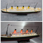 2.4G RC 3CH NQDタイタニッククルーズシップ 水上モデル LEDライト付き RTR