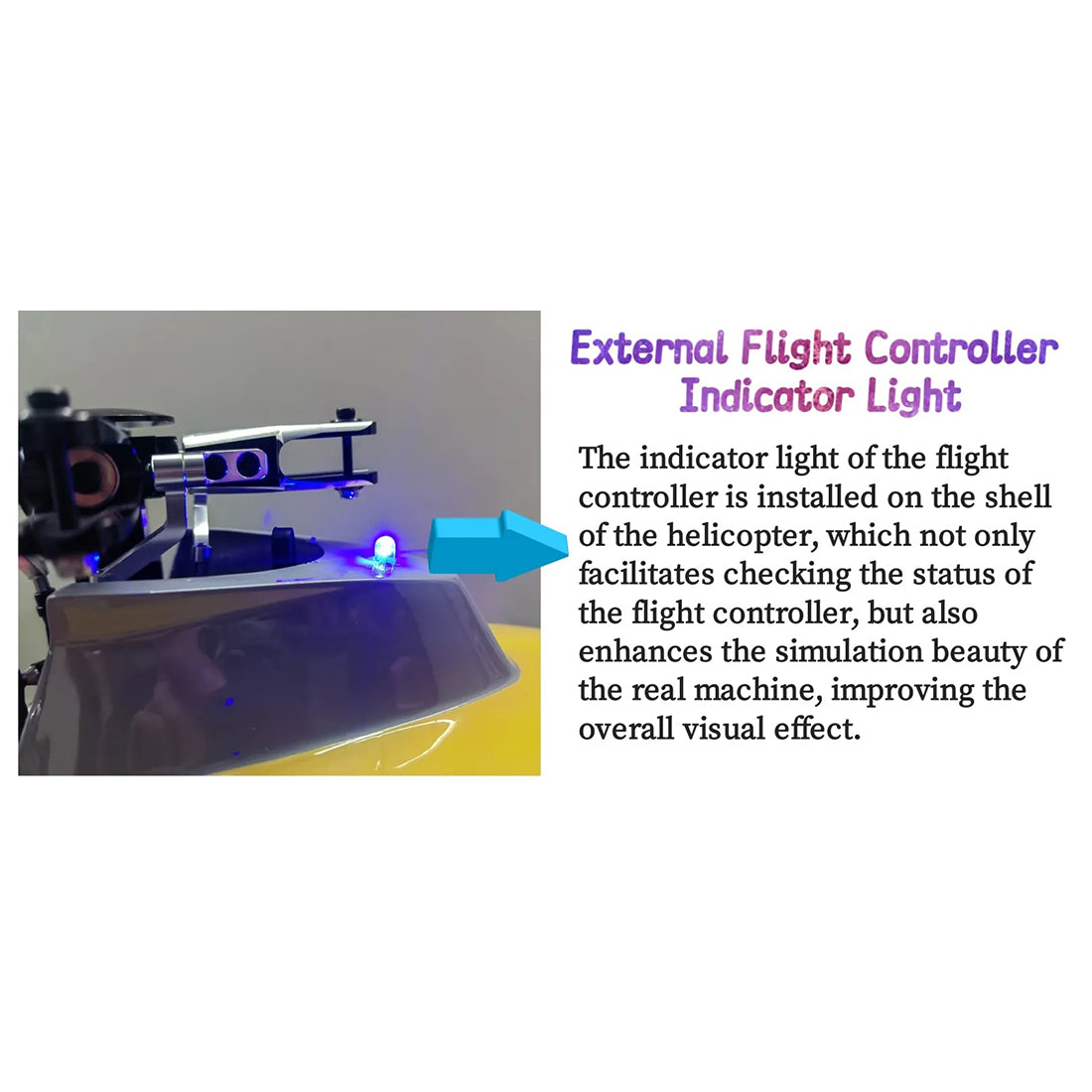 FLISHRC FL500 A109 500クラス ラジコンヘリコプター 2.4G 6チャンネル FLISHRC L7フライトコントローラー GPS4測位 モード2 RTFバージョン