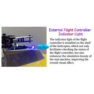 FLISHRC FL500 A109 500クラス ラジコンヘリコプター 2.4G 6チャンネル FLISHRC L7フライトコントローラー GPS4測位 モード2 RTFバージョン