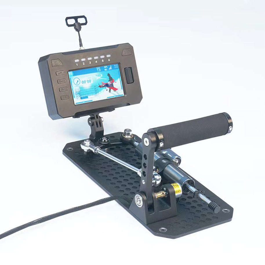 WOLFBUSH FF10 飛行シミュレーターコントローラー 10リンク 2.4G RCトランスミッター ELRS 2.4G CNC金属製