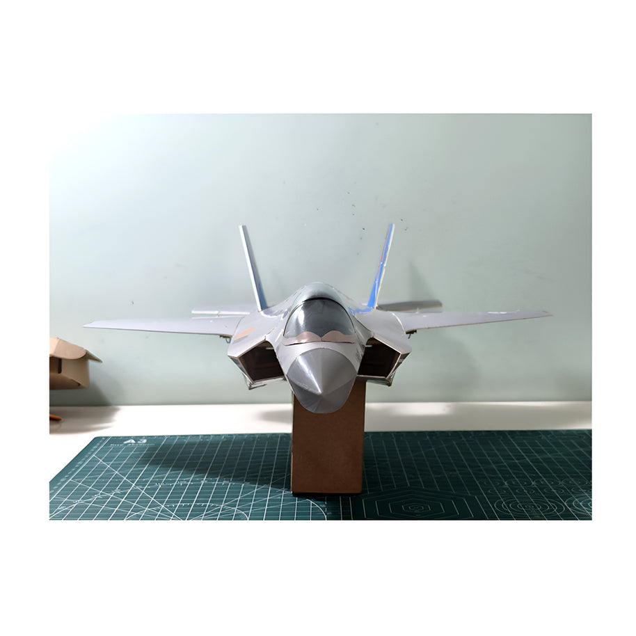 380mm翼幅 F-35A DIY固定翼機キット シングル30mmダクテッドファン ダクテッドファン別売 PNPグレー
