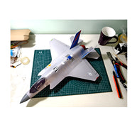 380mm翼幅 F-35A DIY固定翼機キット シングル30mmダクテッドファン ダクテッドファン別売 PNPグレー
