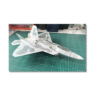388mm翼幅 F-22 DIY固定翼機キット デュアル30mmダクテッドファン PNPグレー | RTRHOBBYJP