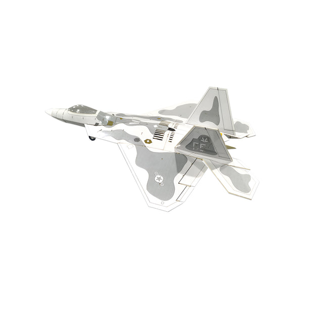 388mm翼幅 F-22 DIY固定翼機キット デュアル30mmダクテッドファン PNPグレー | RTRHOBBYJP