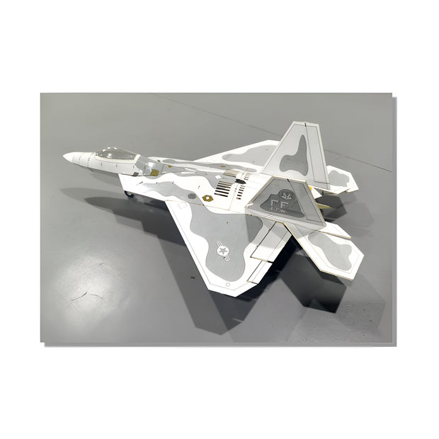 388mm翼幅 F-22 DIY固定翼機キット デュアル30mmダクテッドファン PNPグレー | RTRHOBBYJP