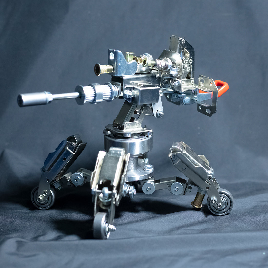 インダストリアル調 3D メタル戦闘車 303 ピース DIY 組立キット ステンレス  真鍮 内蔵ライト付