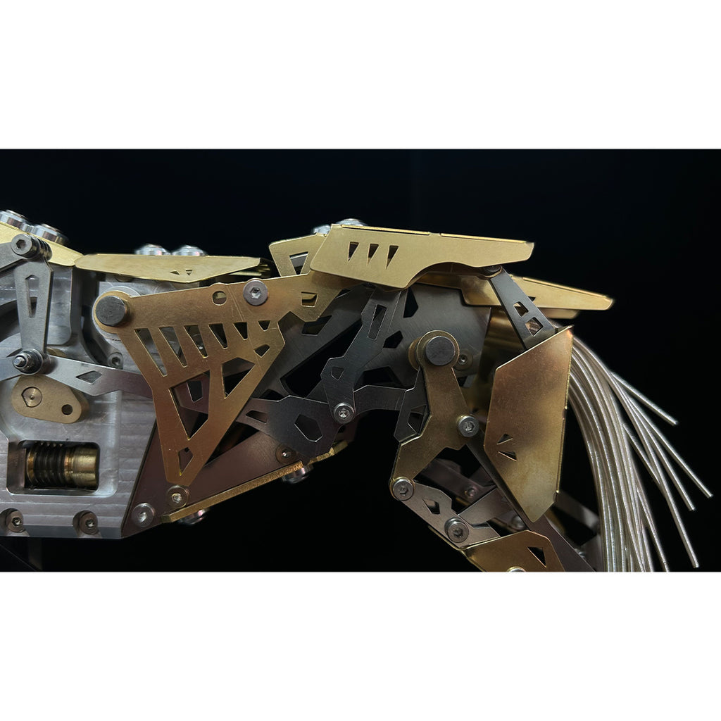 3Dメタル機械馬模型 300+PCS フルメタルDIY組立彫刻 ブラシレスモーター可動 インダストリアルディスプレイ