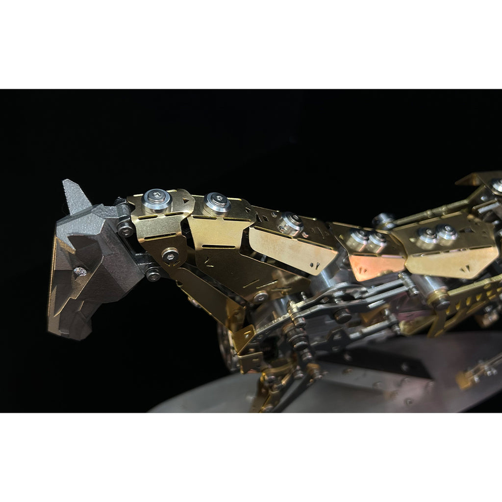 3Dメタル機械馬模型 300+PCS フルメタルDIY組立彫刻 ブラシレスモーター可動 インダストリアルディスプレイ
