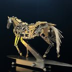 3Dメタル機械馬模型 300+PCS フルメタルDIY組立彫刻 ブラシレスモーター可動 インダストリアルディスプレイ
