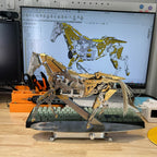 3Dメタル機械馬模型 300+PCS フルメタルDIY組立彫刻 ブラシレスモーター可動 インダストリアルディスプレイ