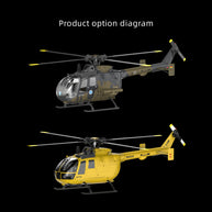 RC ERA C180 (BO 105機体) 1/25 Scale RCヘリコプター 2.4G 6CH フライバーレス単ローター 気圧+TOF LiDAR高度保持 光学流れ測位 RTF版