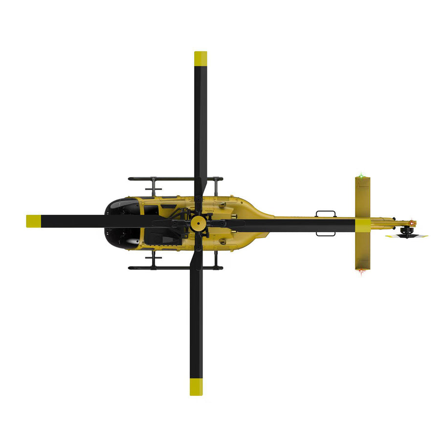 RC ERA C180 (BO 105機体) 1/25 Scale RCヘリコプター 2.4G 6CH フライバーレス単ローター 気圧+TOF LiDAR高度保持 光学流れ測位 RTF版