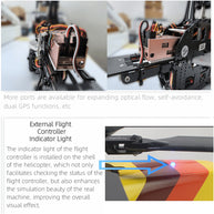 FLISHRC FL500 AS350 500クラス RCヘリコプター 2.4G 6CH FLISHRC L7飛行制御 GPS4方式測位 モード2 RTF版