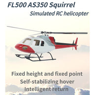 FLISHRC FL500 AS350 500クラス RCヘリコプター 2.4G 6CH FLISHRC L7飛行制御 GPS4方式測位 モード2 RTF版
