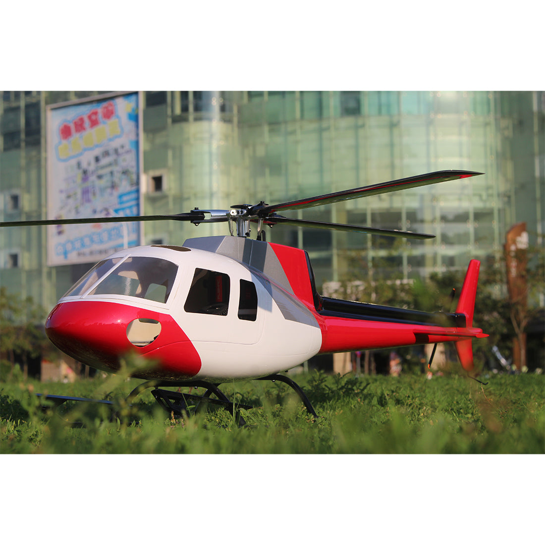 FLISHRC FL500 AS350 500クラス RCヘリコプター 2.4G 6CH FLISHRC L7飛行制御 GPS4方式測位 モード2 RTF版